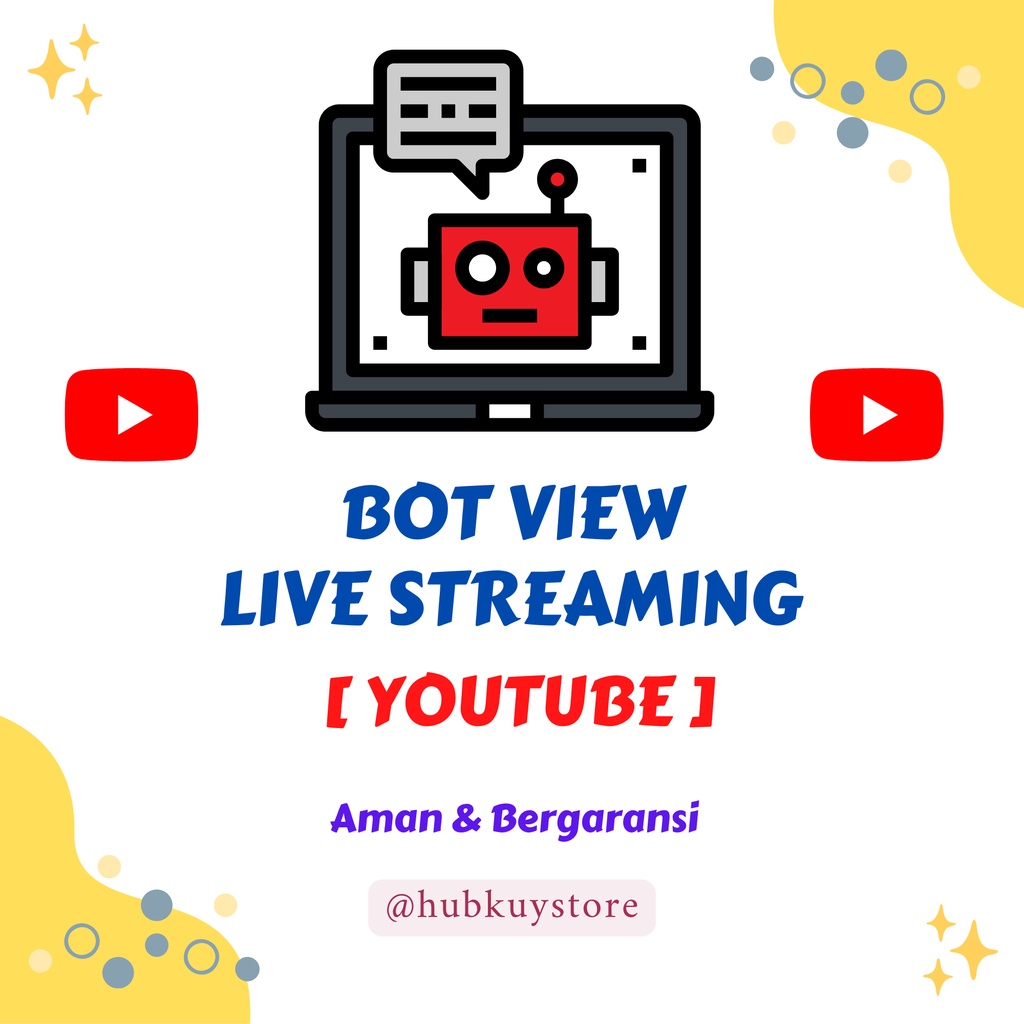 Bot Live Streaming Youtube | Tembak Penonton Saat Live | Lifetime | Pemancing Penonton