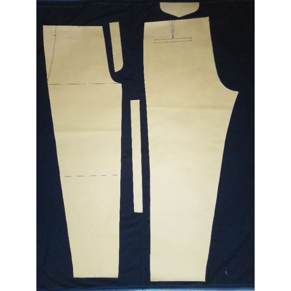 pola celana panjang pria