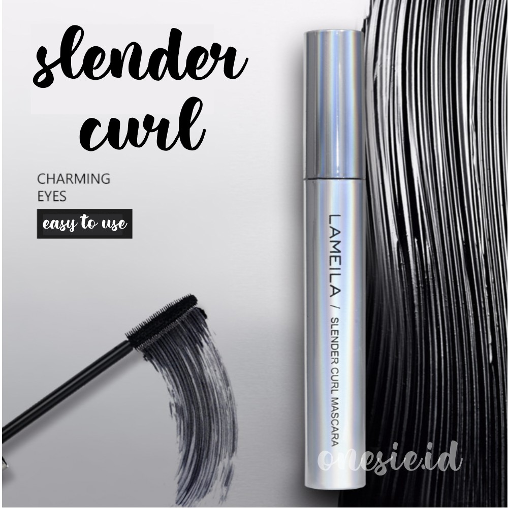 LAMEILA Maskara Silver Long Lasting Lash Slender Curling Mascara Waterproof LA074