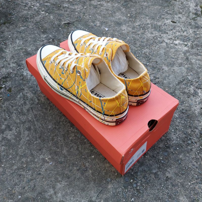 [SALE] CONVERSE CT 1970 SPLATTER PAINT SUNFLOWER SKU 170804C - 41,42