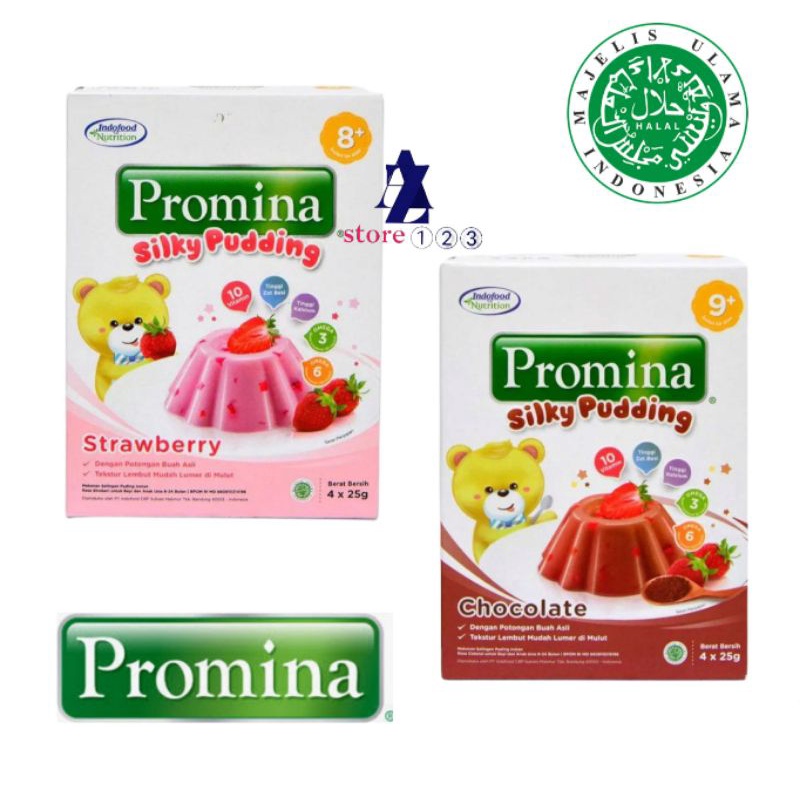 PROMINA silky puding | Makanan Bayi | Cemilan bayi | Promina puding