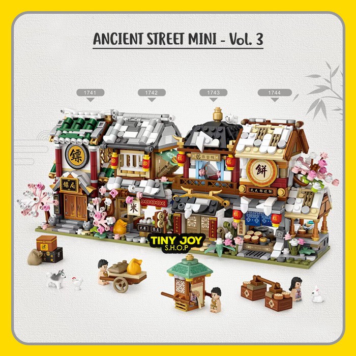 Jual LOZ Ancient Street Mini VOL. 3 