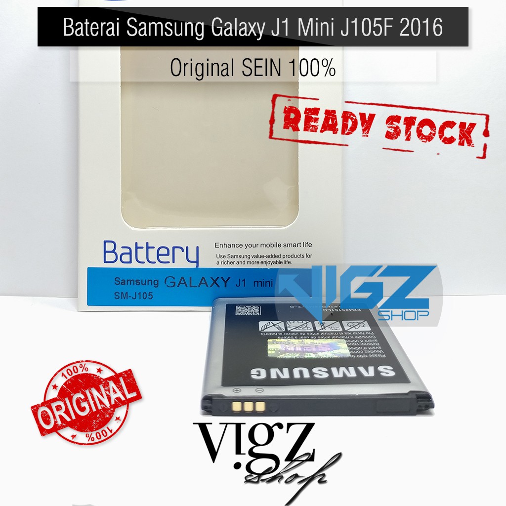 Baterai Samsung Galaxy J1 Mini J105F 2016 Original SEIN 100%