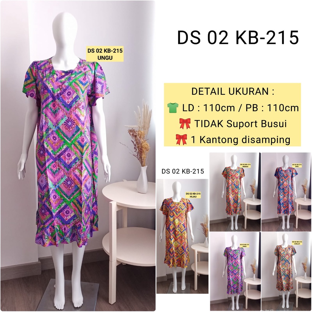 AS Daster Batik Kudamas DS 02 LD 106cm - 110cm