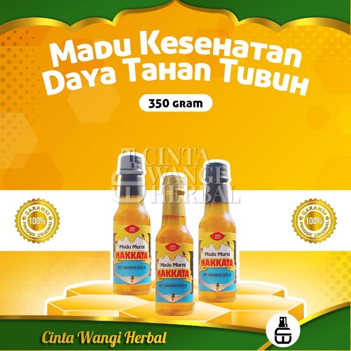 

MADU KESEHATAN MAKKATA Daya Tahan Tubuh Anak Dewasa Orang Tua Meningkatkan Imunitas 350g Cinta wangi herbal