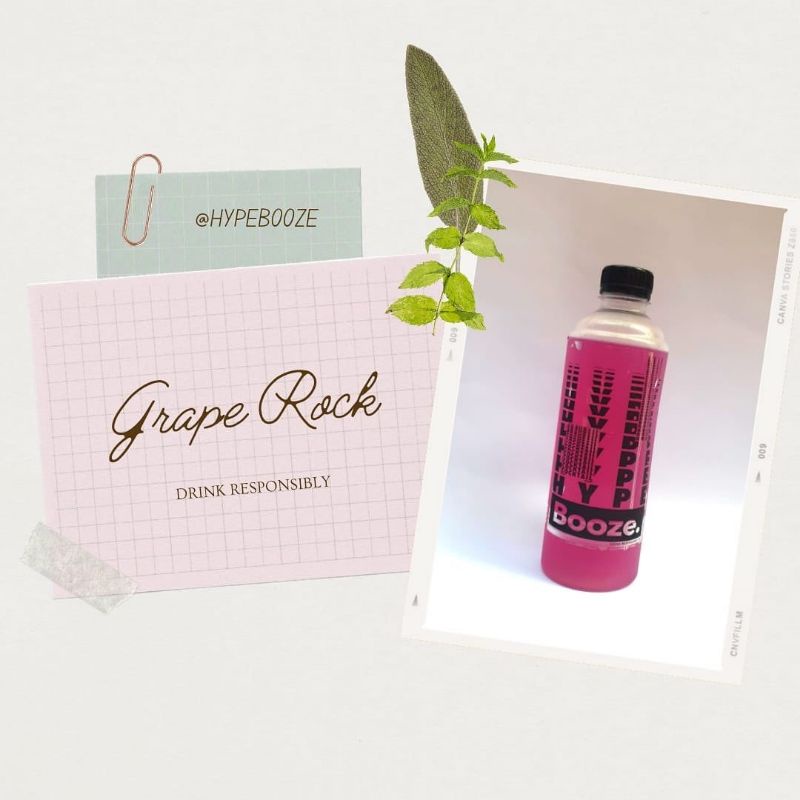 

Hype Booze Grape rock