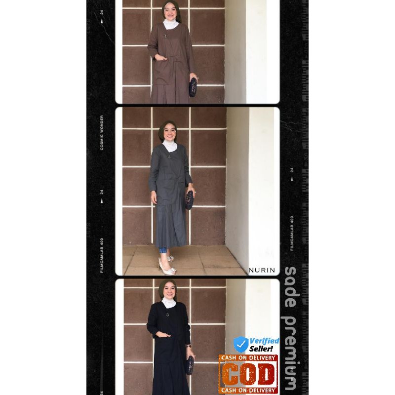 NURIN LONG TUNIK BY AMBIGU (KOLEKSI TERBARU)| LONG TUNIK NURIN BY AMBIGU