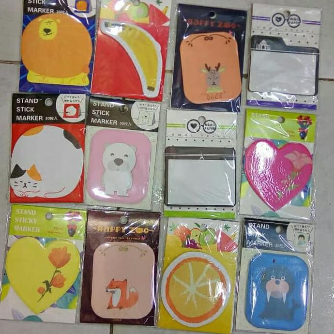 

BEST SELLER Post It Besar / Pembatas Besar Motif / Post It Kertas TERJAMIN