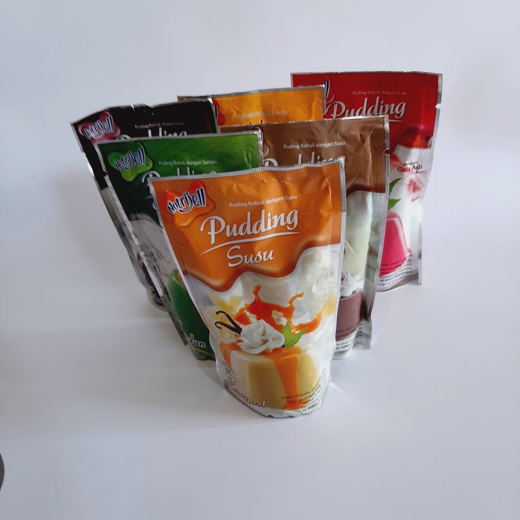 

Nutrijell Nutrijel PUDING SUSU rasa 130gr,145gr,170gr / serbuk pudding susu