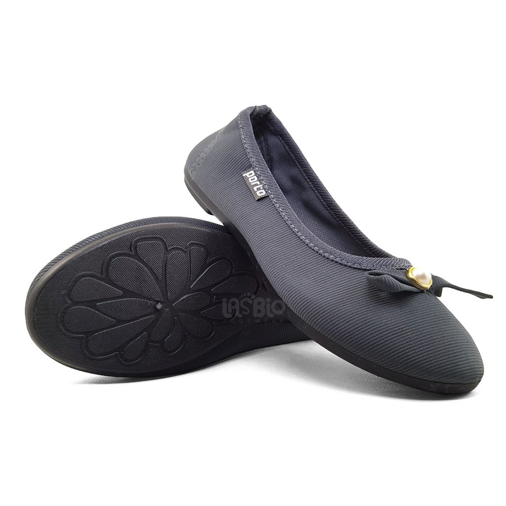 Porto Sepatu Selop Flatshoes Ballerina Kasual Formal Anak Perempuan BA201