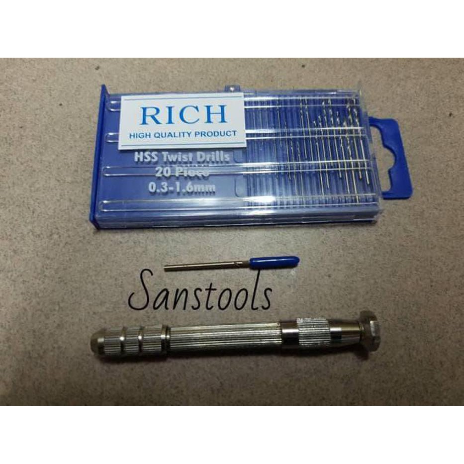 pegangan mini drill 21pcs germany rujuk rojok spuyer karburator pcb