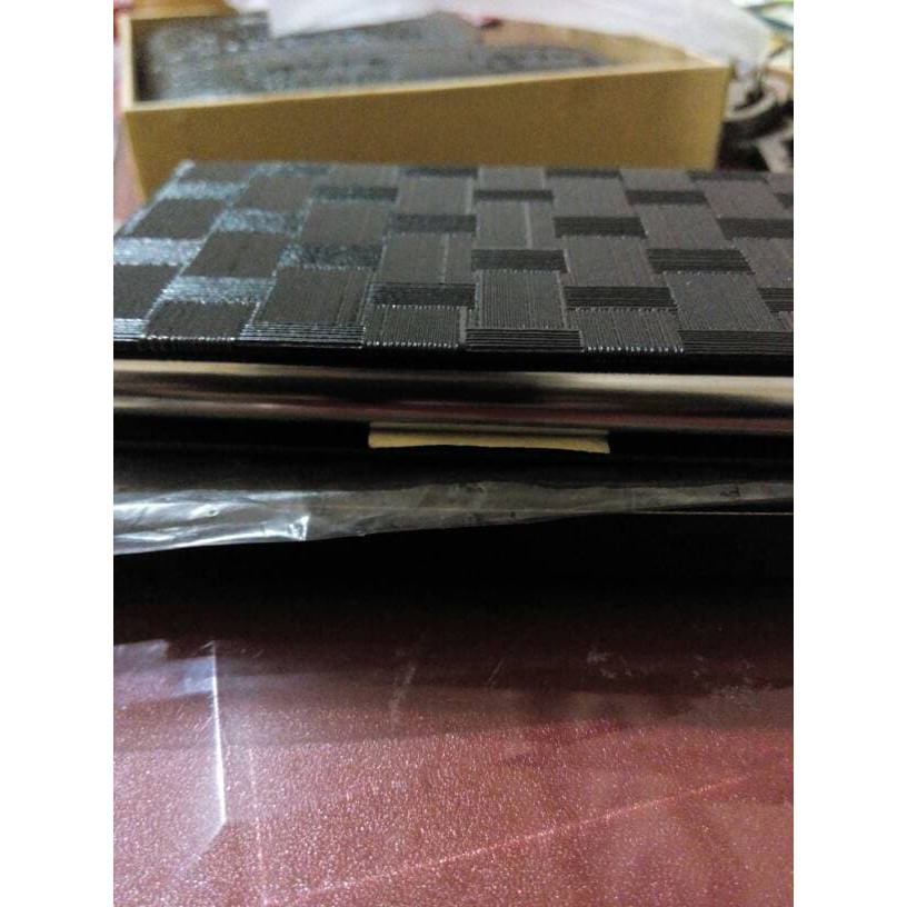 

PROMO!! DOMPET BOX LEATHER ID CARD KOTAK KARTU NAMA WITH MIRROR STAINLESS