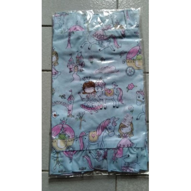 Sarung bantal + guling bayi katun / Sarung bantal dan guling bayi motif karakter anak