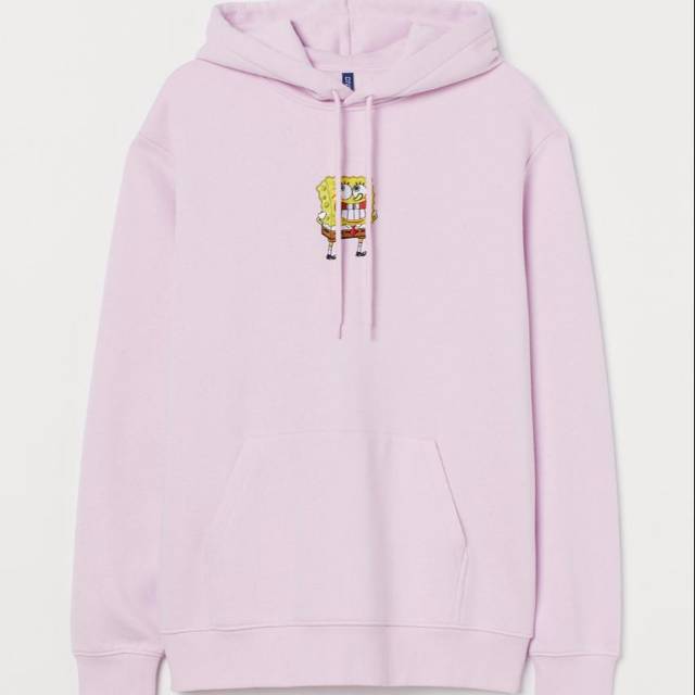 Hoodie HnM Spongebob Pink