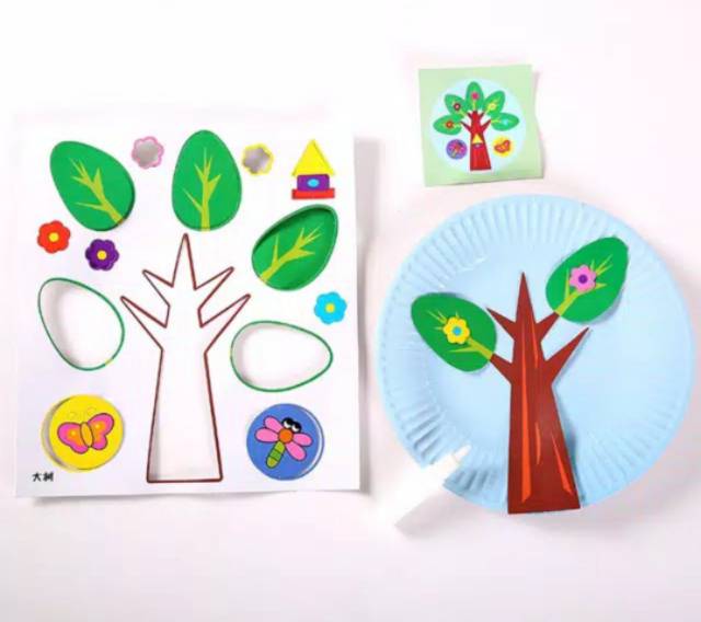 PRAKARYA ANAK DIY PAPER PLATE ART CRAFT