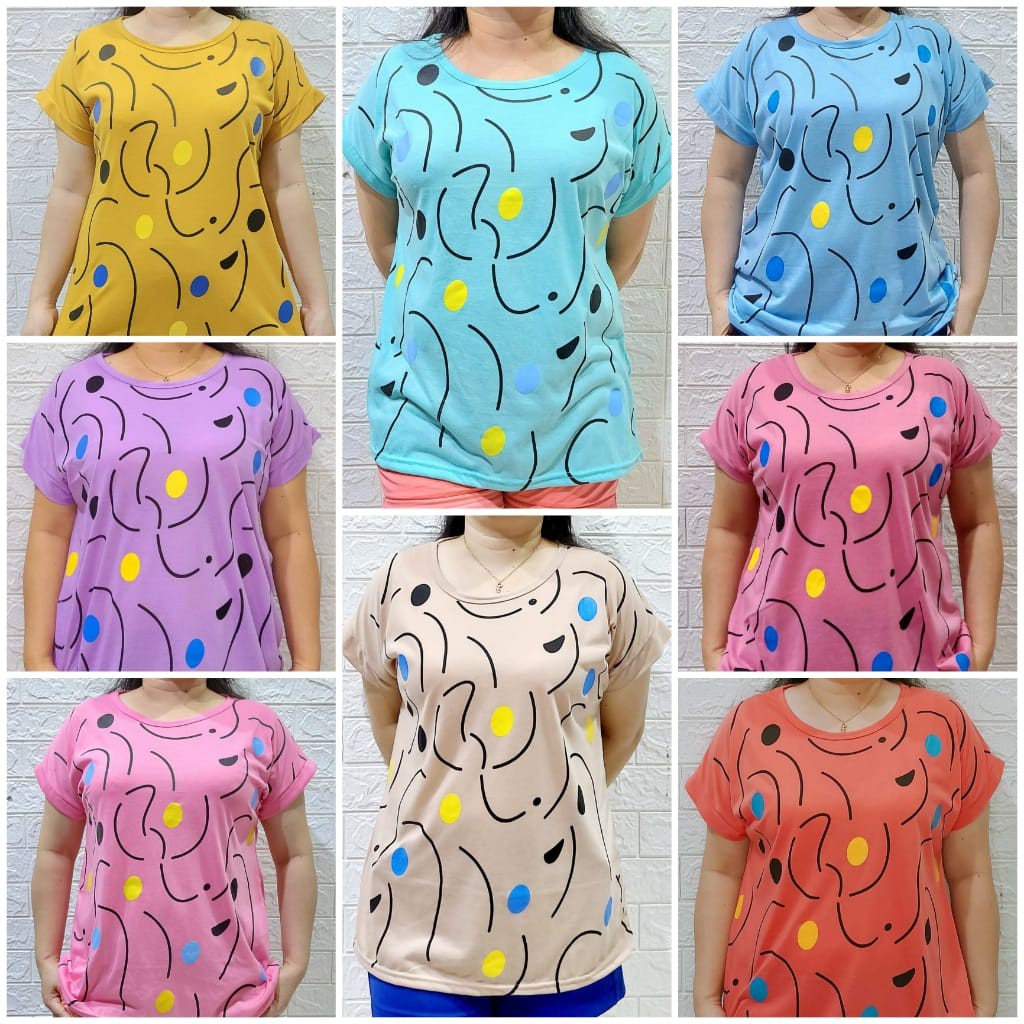 KAOS BIG SIZE CEWEK FULL PRINT | KAOS JUMBO MURAH MERIAH | ATASAN CEWEK XXL | BAJU JUMBO XXL CEWEK