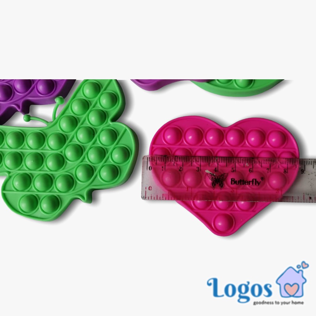 Pop It MINI Fidget Toy Silicone Push Bubble Mainan Sensory anak Montessori-2