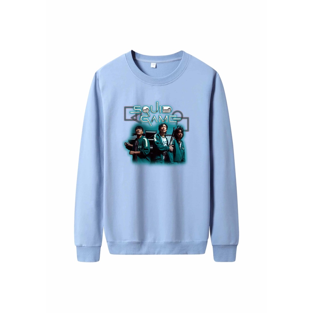 Sweater Pria Squad Squid Game Crewneck Pria M - XXL