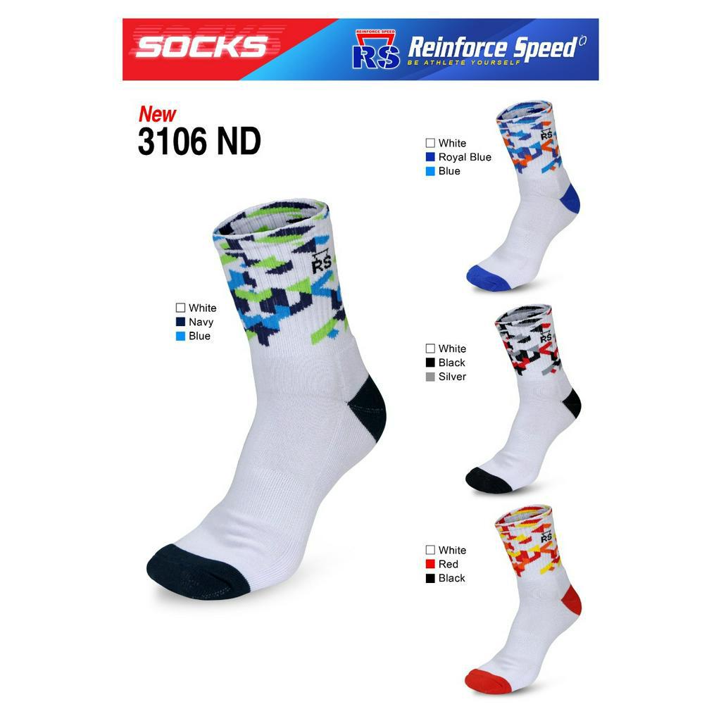 NEW- KAOS KAKI BADMINTON RS (REINFORCE SPEED) BANYAK SERI ORIGINAL SIAP KIRIM