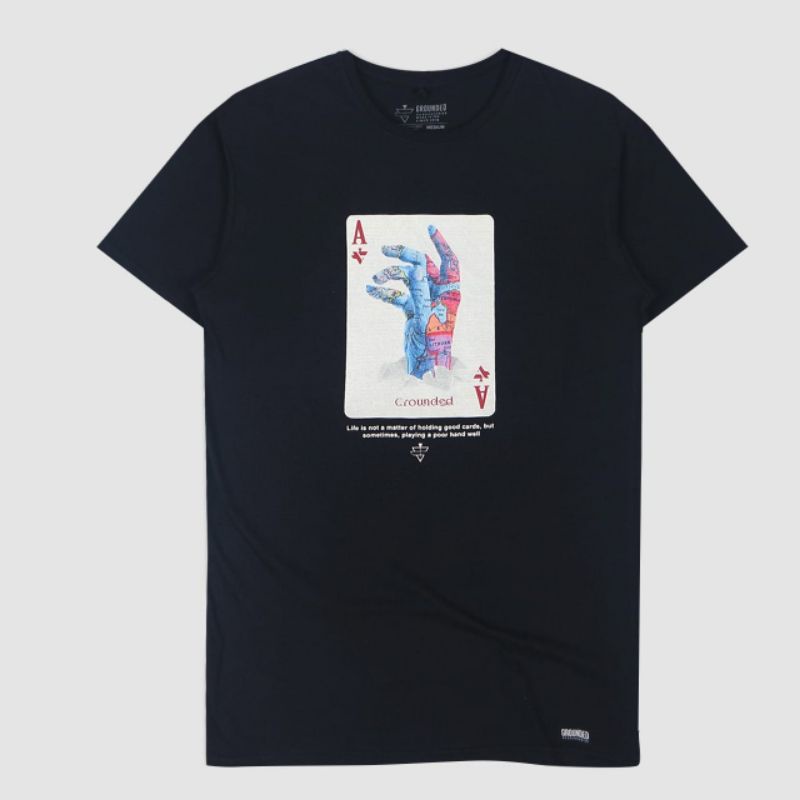 Kaos Surfing GROUNDED - Creepycloth | Super Premium | Cotton Combed 30s Reaktif | Kaos Unisex | Baju
