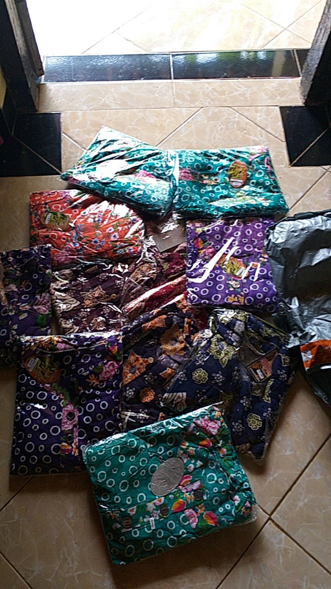 Daster Rayon Premium Batik Pekalongan Baju Batik Wanita Daster Kekinian Jumbo Busui Lengan Pendek