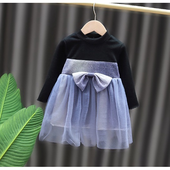 Juragan Junior [COD] Dress CATALINA Anak Perempuan Lengan Panjang