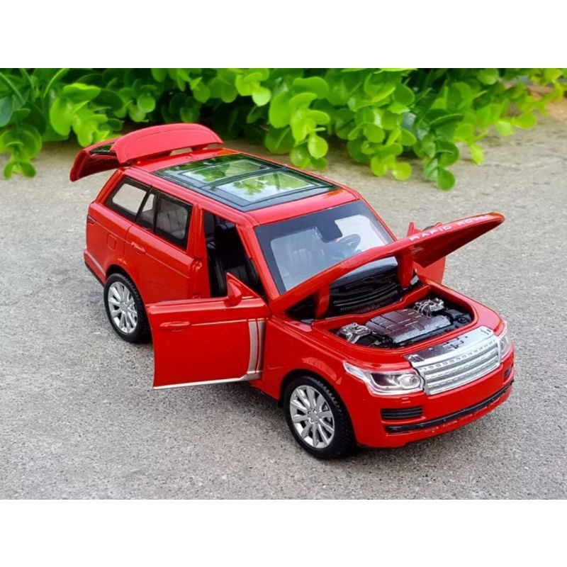 Diecast Mobil Range Rover Skala 1:32 Miniatur Mobil Mainan Pajangan