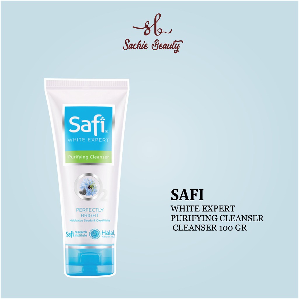 Safi White Expert Purifying Cleanser 100 gr/ Pembersih Wajah/ Skincare Bandung/ Cleaser/Pencuci Muka
