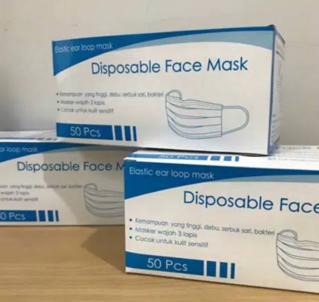 Masker Mediocare Disposable Face Mask - Masker Medis Mediocare Disposable Face Mask