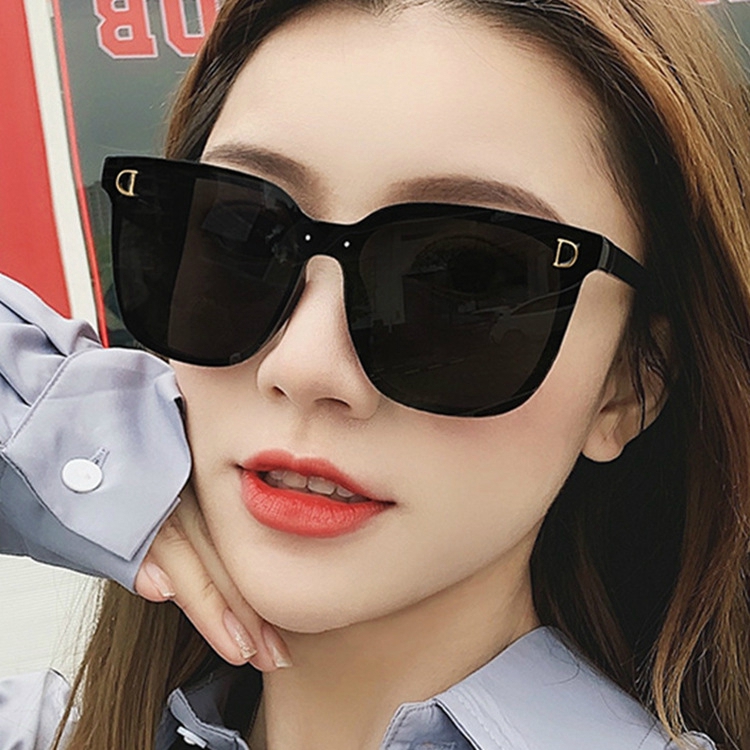 Korean style personality D-shaped fashion men's and women's trendy sunglasses