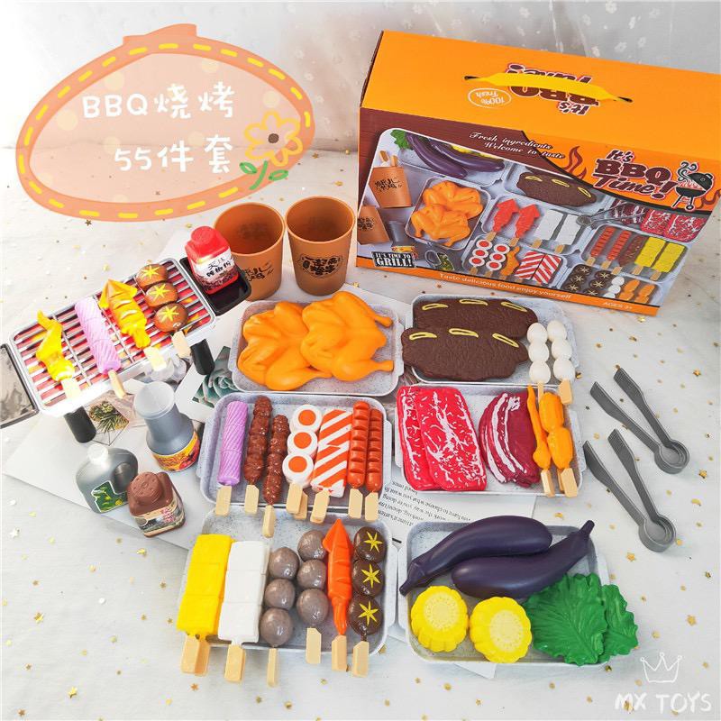 [FUNNY]Mainan BBQ Set Lengkap / BBQ Play Time Set / Mainan Anak Barbeque