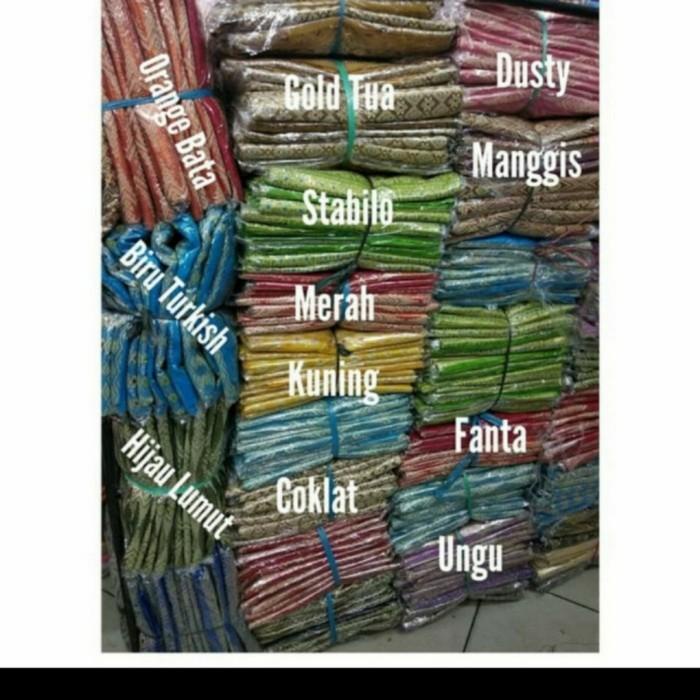 Kain-Bahan"Songket Thailand"Songket Slendang"Tenun Mesin"Songket Set 032
