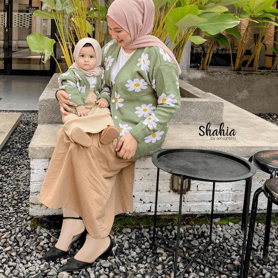 Tidak Diragukan.. SHAHIA - Flo Cardigan Couple Kids & Mommy