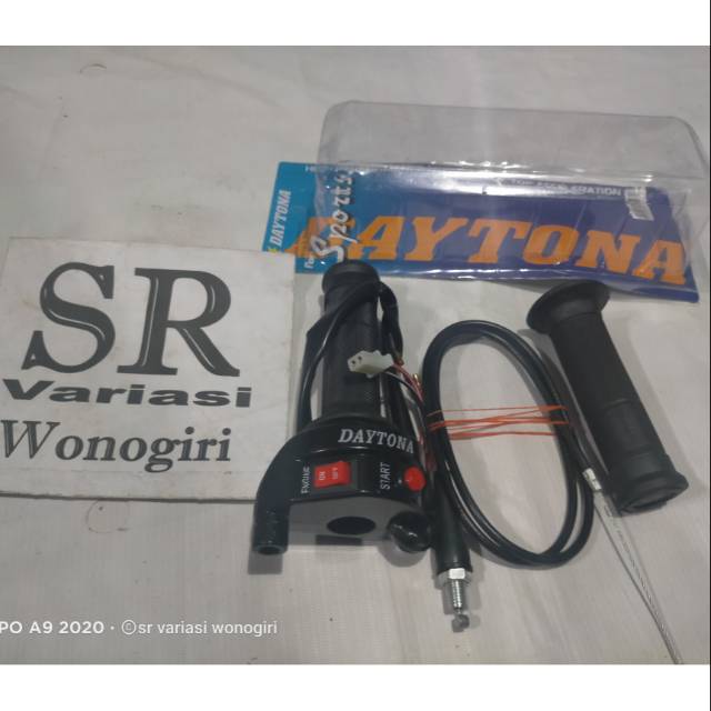 gas spontan daytona 2 tombol satria f vixion rx king