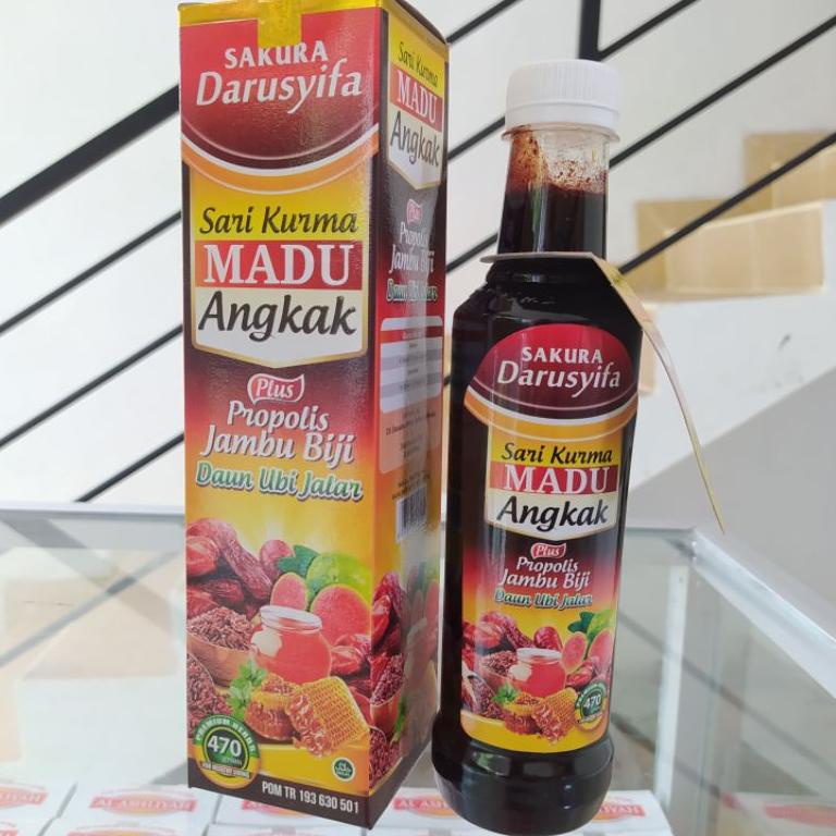 

[KODE PRODUK WH8377] Madu angkak sari kurma plus propolis jambu biji dan ubi jalar darusyifa