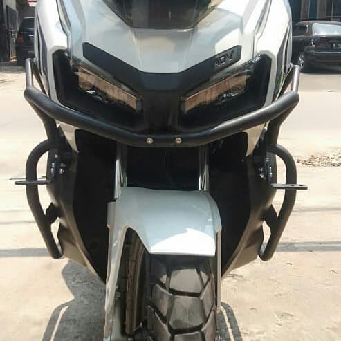 Crashbar pelindung body Full Honda ADV 150 bukan Xmax Nmax - Hitam