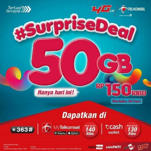 Promo SURPRISE DEAL Telkomsel