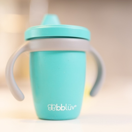 Bbluv Kup - Convertible Silicone 4-in-1 Transition Sippy Cup Botol Minum Anak Botol Minum Anak Bayi Kecil Bottle Training Handle