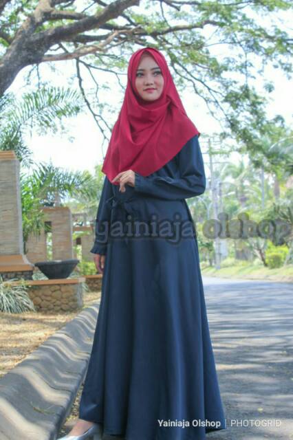 Pashmina Instan 2 lubang malika instan jilbab instant hijab jilbab diamond crepe