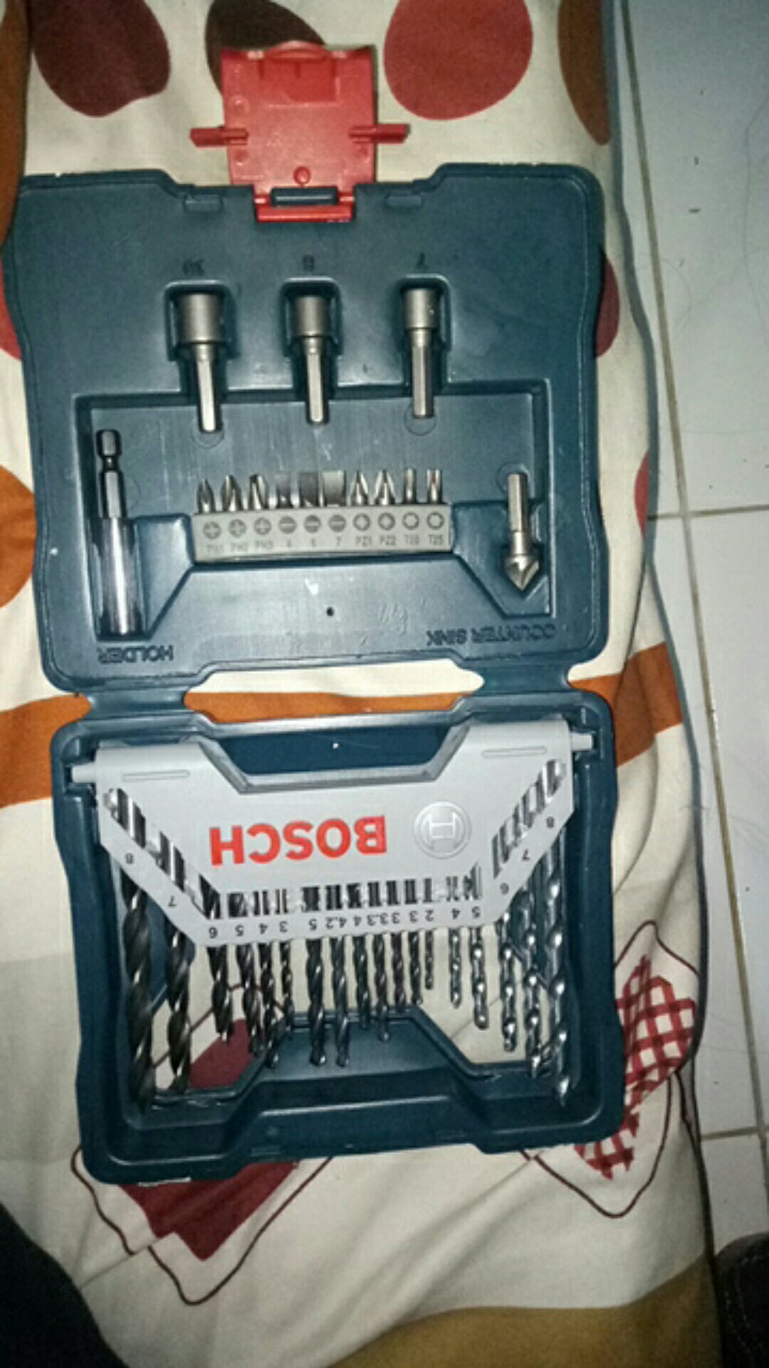 Mata Bor Tembok Beton Besi Kayu 33 Pcs X-line Set Bosch + Mata Obeng Kombinasi Variasi