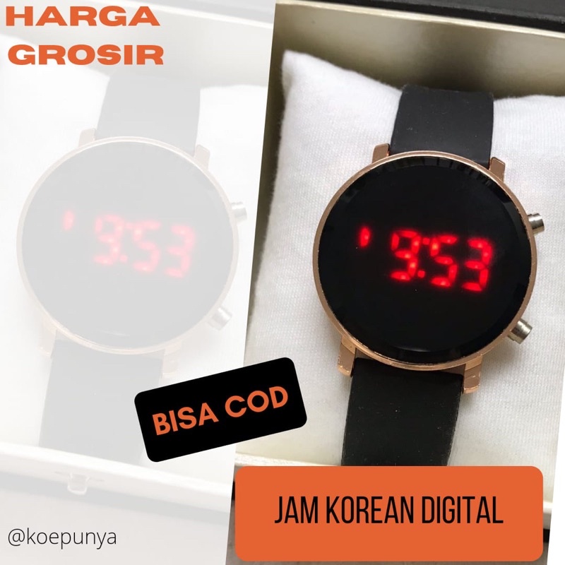 Jam Tangan LED digital Sport Watch model Korea