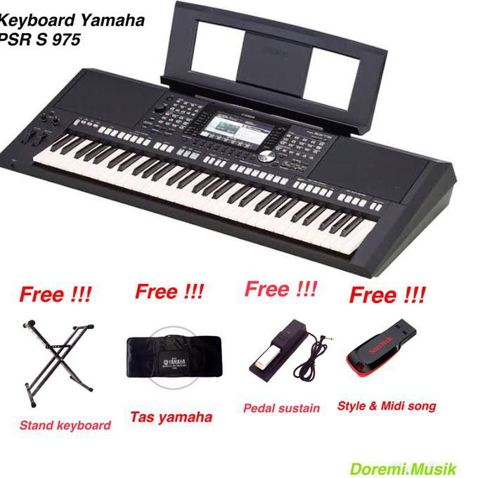 Terlaris  Keyboard yamaha PSR S975 Original Resmi Yamaha Sale