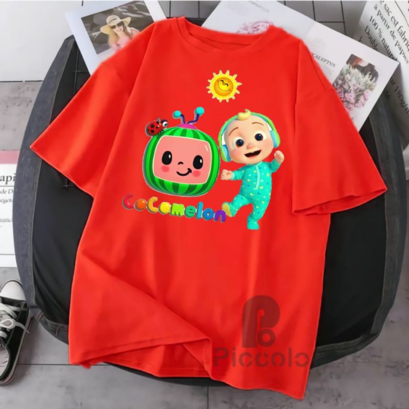 baju kaos anak cocomelon unisex atasan anak