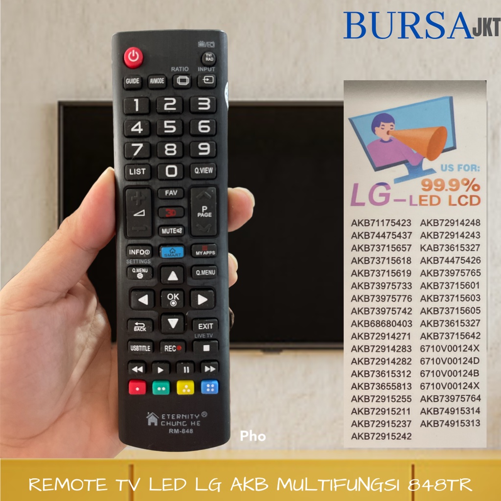 REMOTE TV TABUNG LCD LED LG NETFLIX USB MOVIE