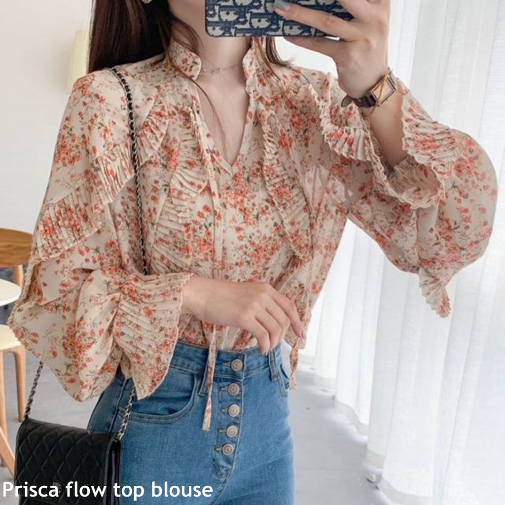 Reise flow top blouse - Thejanclothes