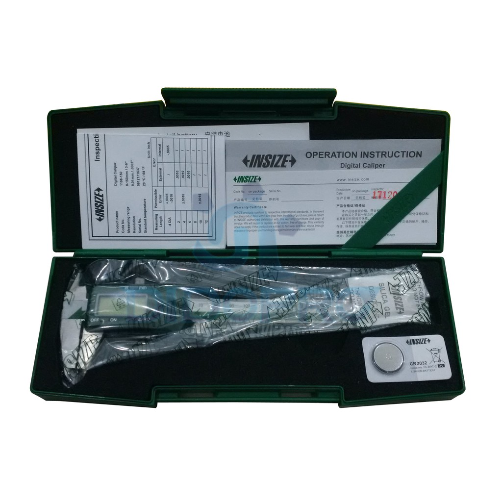 INSIZE 1108-150 Sigmat Digital 6 Inch 150 mm - Jangka Sorong Vernier Caliper