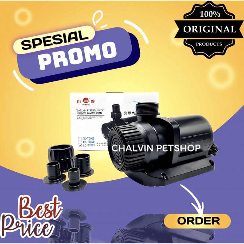 Pompa low watt kolam YAMANO ACT 9000