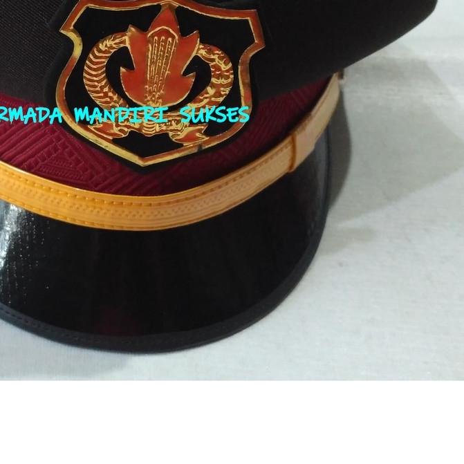 Topi Pet Satpam Coklat - Pet Security Coklat