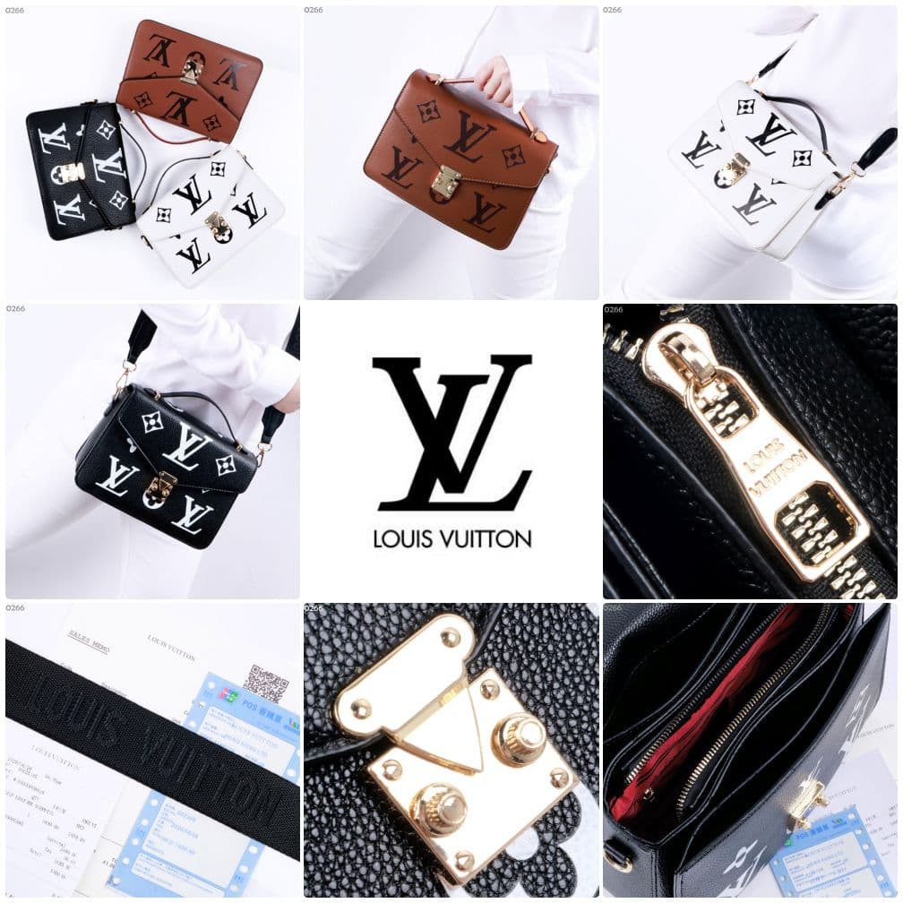 COD ❤️ Tas Wanita LV Louis Vuitton Crafty Pochette Metis Handbag Premium Import New Crossbodybag