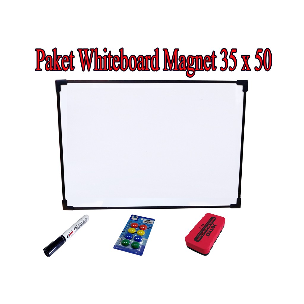 Papan Tulis Magnet 35 x 50 Whiteboard Magnet